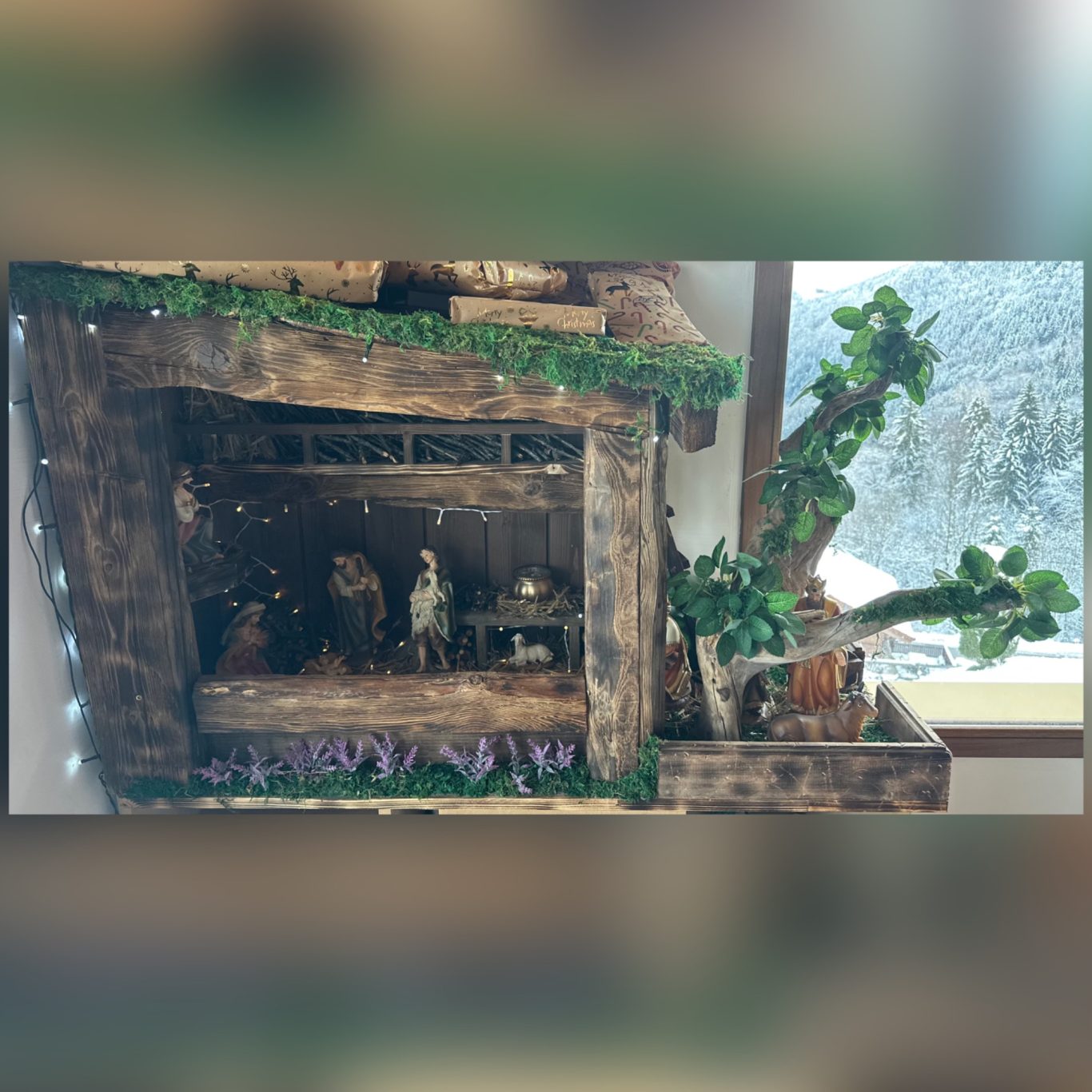 Fabrication d’une crèche pour Noël