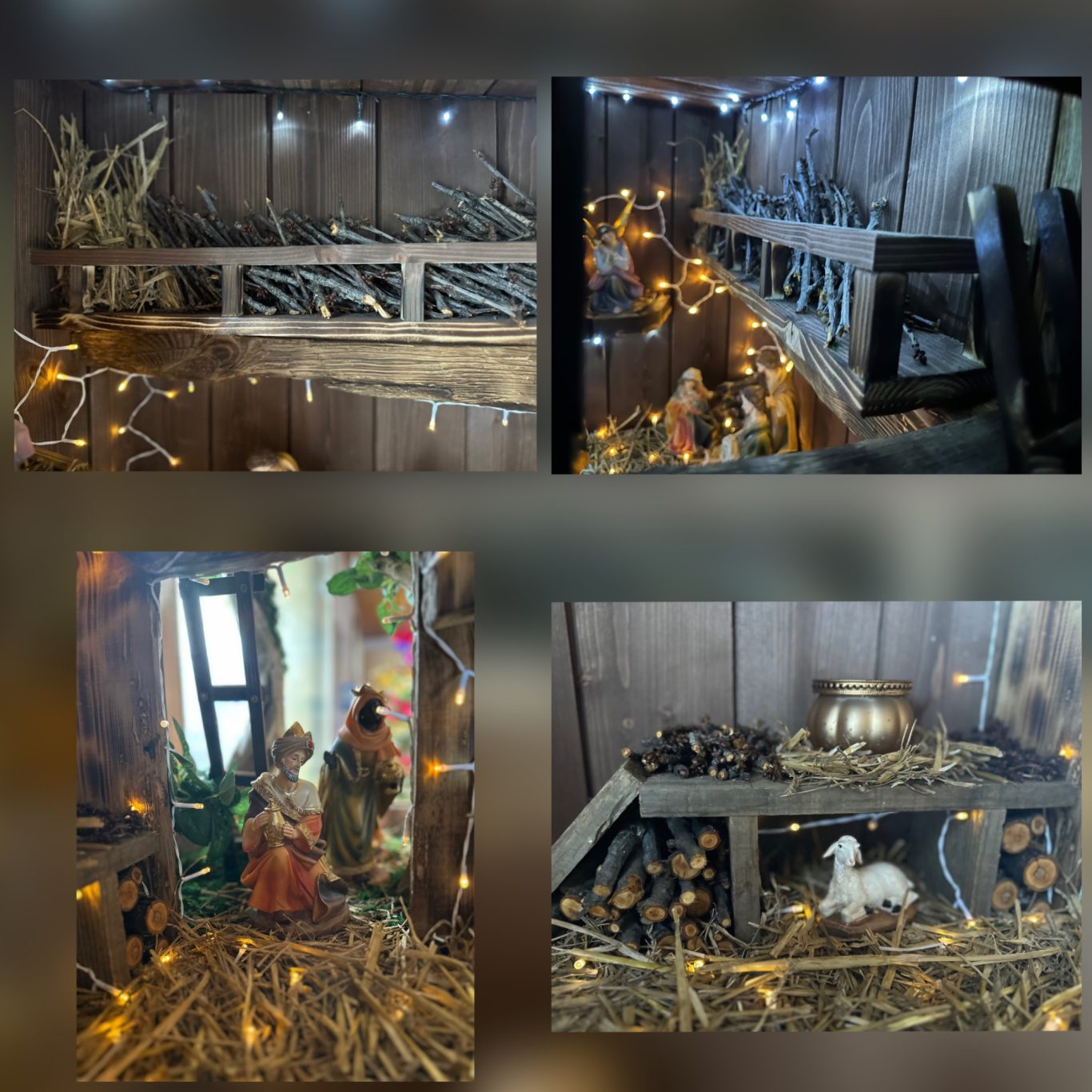 Fabrication d’une crèche pour Noël