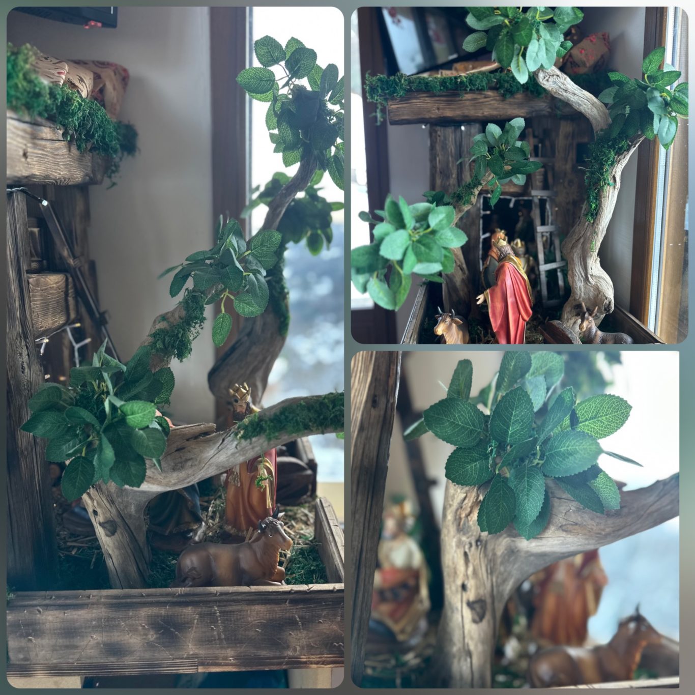 Fabrication d’une crèche pour Noël